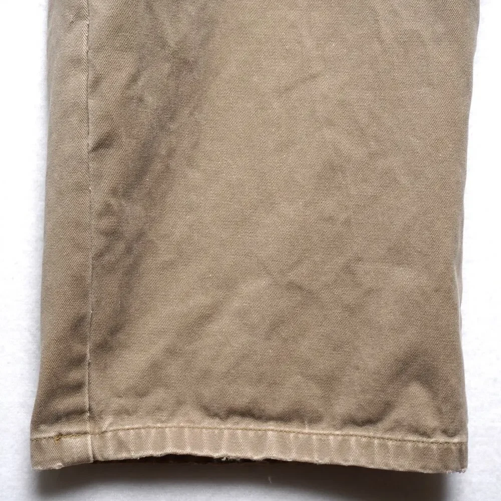 Vintage Banana Republic Khakis Flat Front Relaxed‎ Fit Tapered Size 34